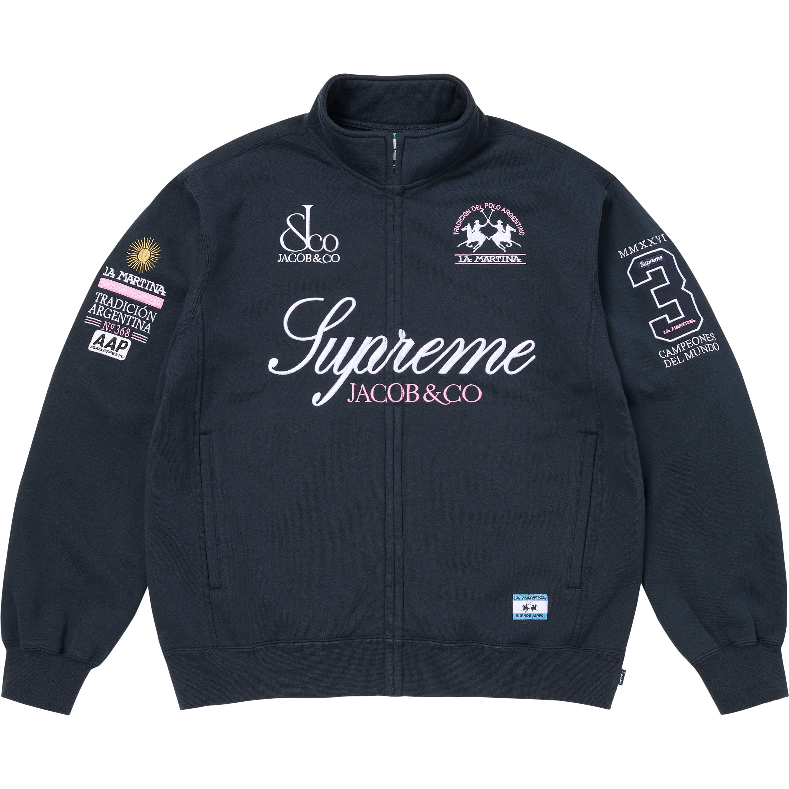 Supreme®/La Martina/Jacob & Co Zip Up Sweatshirt view 20